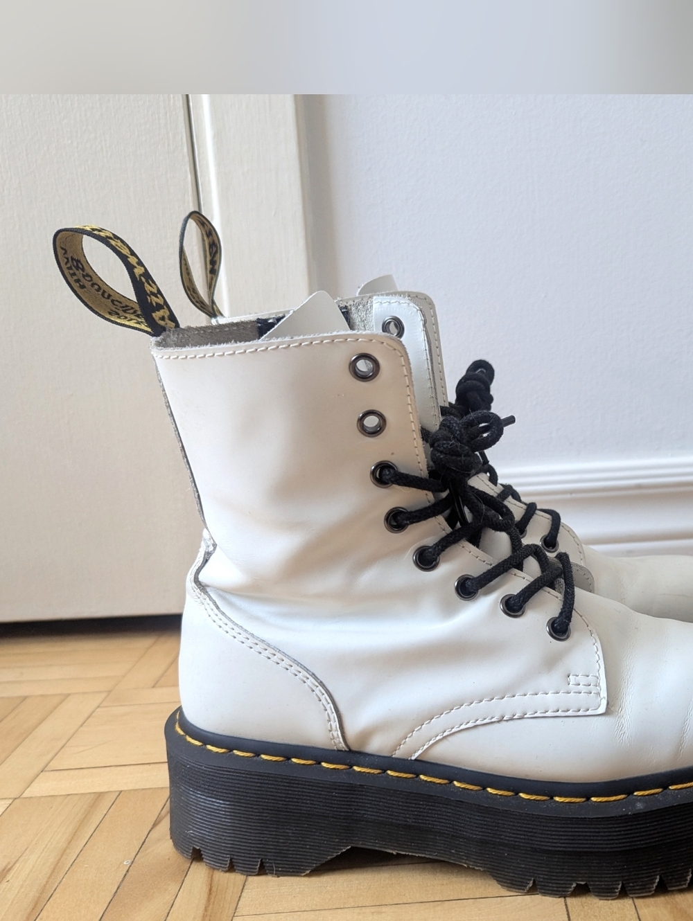 Jadon Smooth Leather Platform Boots - Picture 3 of 15
